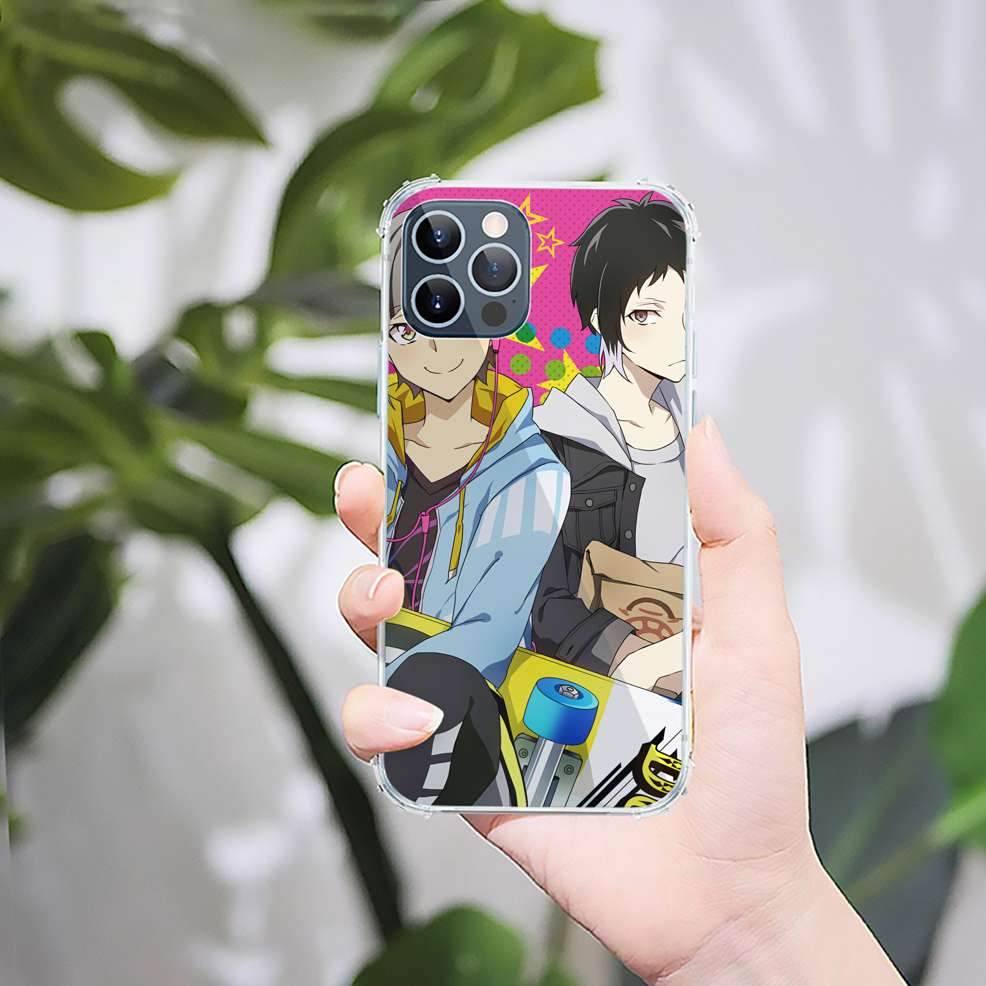 （画像用） 文豪ストレイドッグス Bungo Stray Dogs 【iPhone 12シリーズ対応】透明スマホケース（クリアソフトケース）